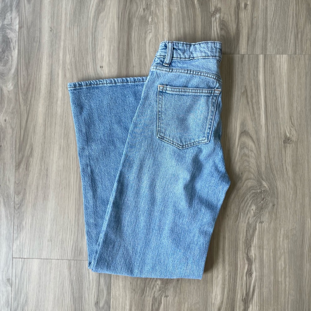 H&M Womens High Waisted Wide Leg Jeans